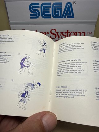 Double Dragon SEGA Master System CIB