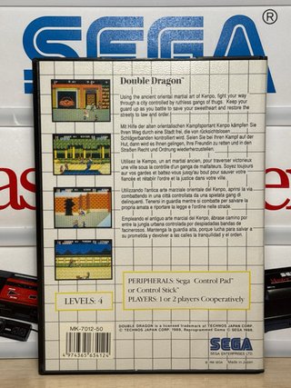 Double Dragon SEGA Master System CIB