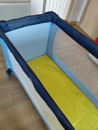 Cuna de viaje Asalvo Baby plegable azul