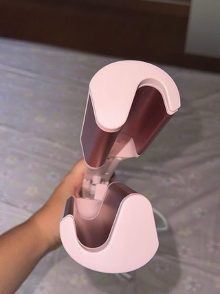 Plancha de pelo ondas rosa