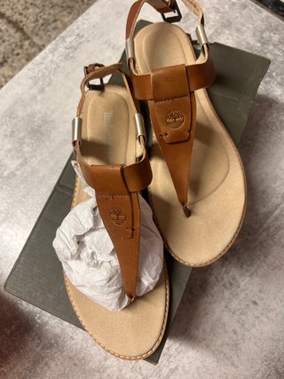 Sandalias Timberland Cuero Marrón Talla 38