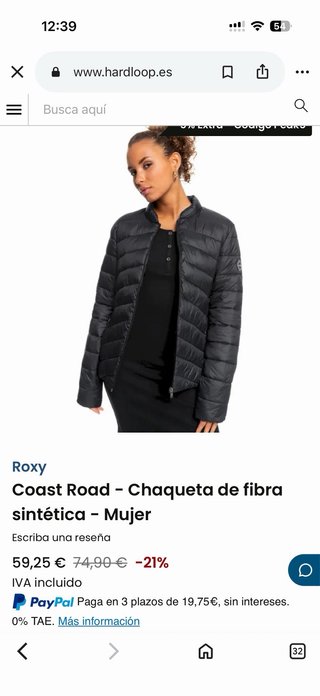 Chaqueta ROXY Original Talla XL