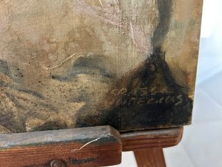 Óleo sobre lienzo Grassa Hontecillas