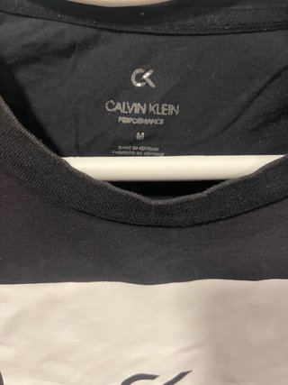 Camiseta Calvin Klein Performance Negra Talla M