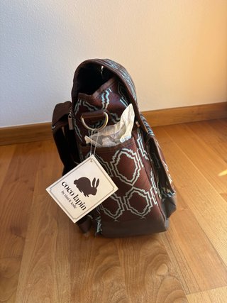 Bolsa pañalera Coco Lapin con cambiador