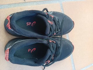 Zapatillas Asics Venture Niños Negro/Rojo