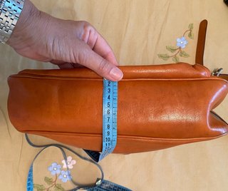 Borsa a tracolla Bric's pelle marrone/arancio