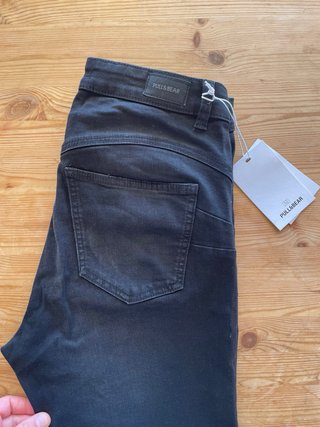 Pantalones Push Up Pull&Bear Negros Talla XL