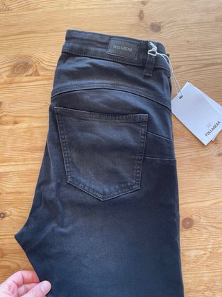 Pantalones Push Up Pull&Bear Negros Talla XL