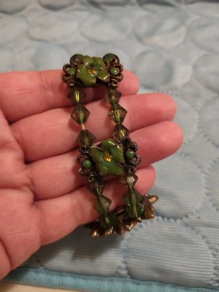 Reloj pulsera eslabones verdes