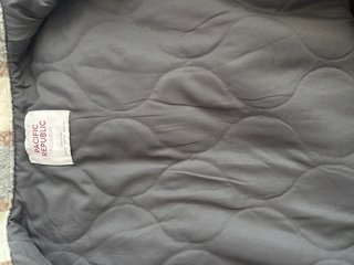 Chaqueta cuadros de felpa e interior acolchado