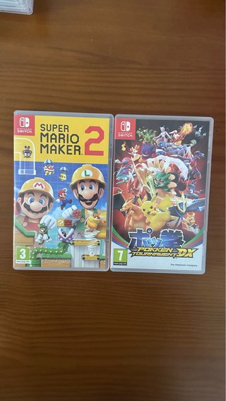 2 Juegos Nintendo Switch: Mario Maker 2 y Pokkén