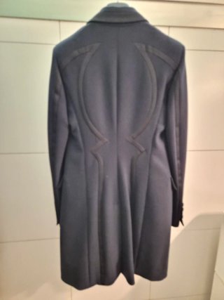 Traje Versace Chaqueta Larga y Pantalón Azul