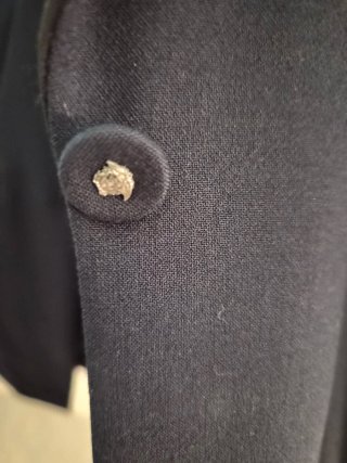 Traje Versace Chaqueta Larga y Pantalón Azul