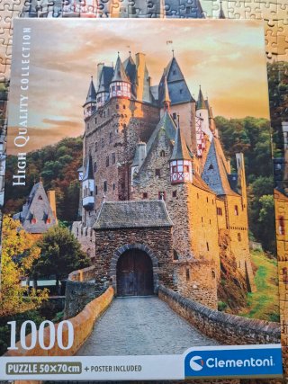 Puzzle 1000 piezas. Castillo. Clementoni