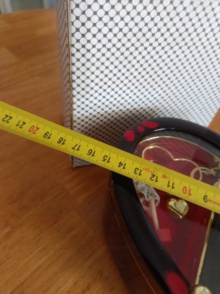 Caja de música joyero bailarina corazón LEER ANUNC