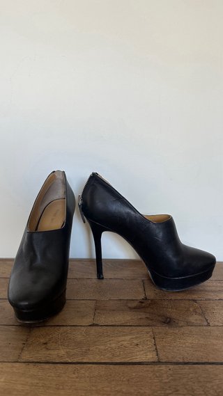 Zapato cerrado Nine West Negros tacón y plataforme
