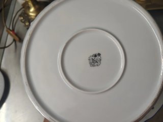 Sopera y bandeja Santa Clara porcelana