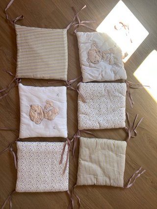 Chichonera protector cuna beige