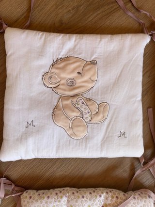 Chichonera protector cuna beige