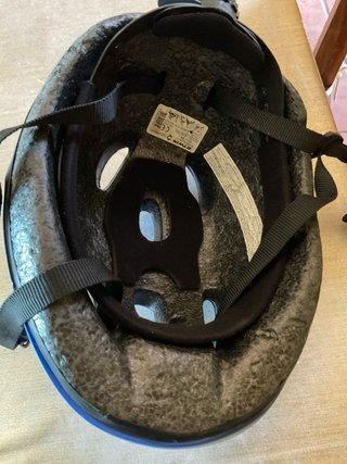 Casco bici infantil azul
