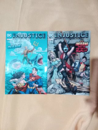 14 cómics DC injustice del 34 al 47 ambos incluido