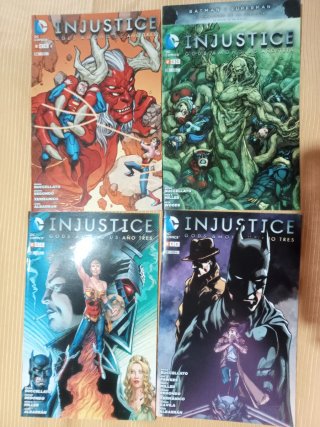14 cómics DC injustice del 34 al 47 ambos incluido