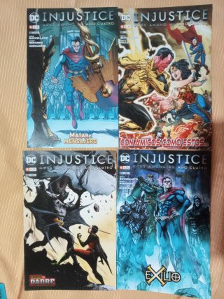 14 cómics DC injustice del 34 al 47 ambos incluido