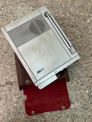 Radio TV JVC Portátil Plata y Marrón