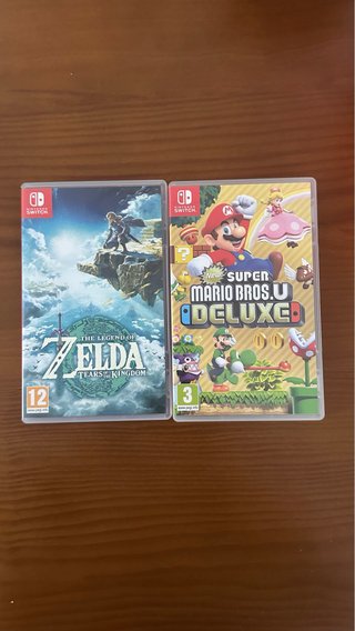 2 Juegos Nintendo Switch: Zelda y Mario