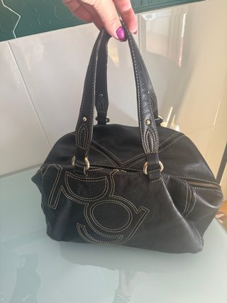 Bolso Piel Purificación García Negro