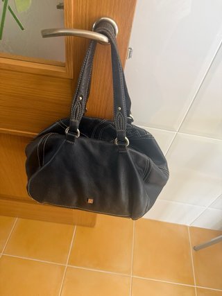 Bolso Piel Purificación García Negro