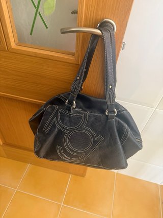 Bolso Piel Purificación García Negro