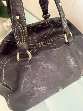 Bolso Piel Purificación García Negro