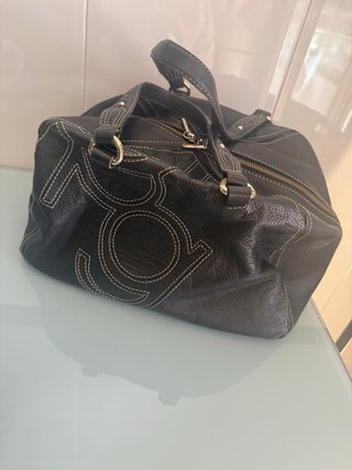 Bolso Piel Purificación García Negro