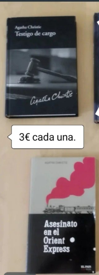 Patricia Highsmith, Agatha Christie, novelas.