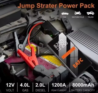 Arrancador Compresor Portátil Multifunción Estuche