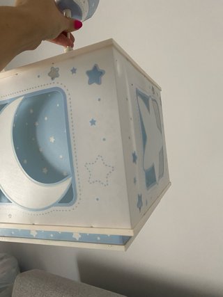Lámpara infantil de techo estrellas y lunas