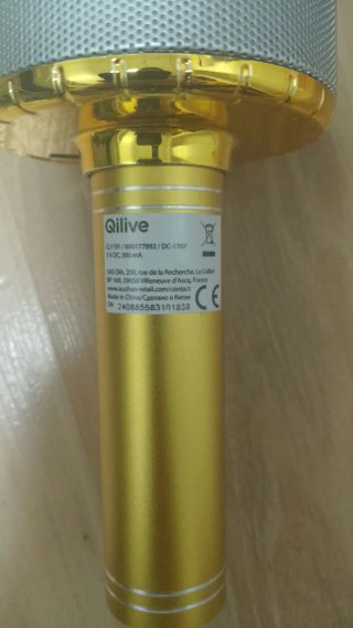 Micrófono Karaoke Bluetooth Qilive Q.1191