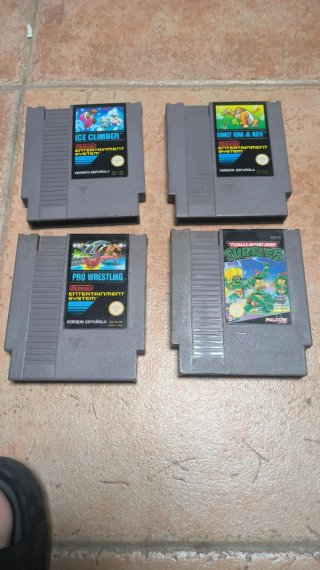 4 Juegos Nintendo NES: Ice Climber, Donkey Kong Jr