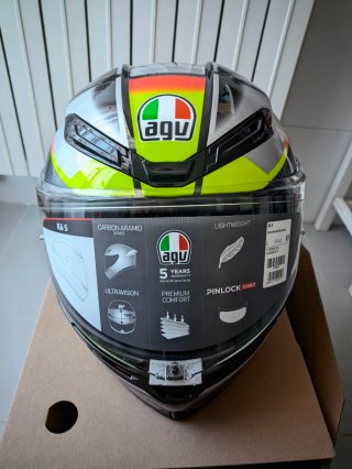 Casco Moto Dainese K6s Eraser Negro/Rojo/Amarillo
