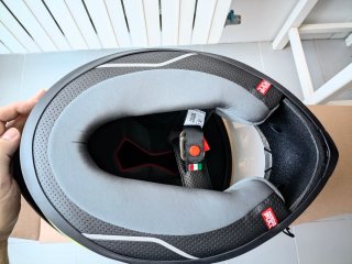 Casco Moto Dainese K6s Eraser Negro/Rojo/Amarillo