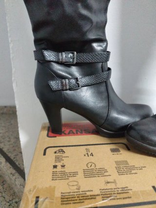 Botas altas mujer negras