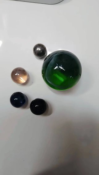Bolsa de canicas variadas