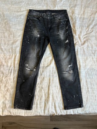 Jeans Supply & Demand uomo neri strappati