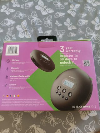 Reproductor CD Portátil Bluetooth Oakcastle