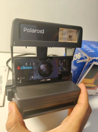 Polaroid 636 Closeup Vintage Original + Caja