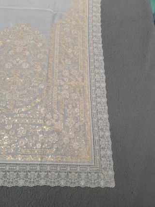 Juego de Manteletas Oro y beige adults