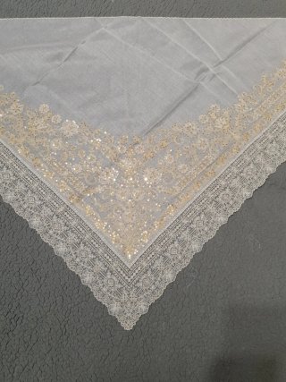 Juego de Manteletas Oro y beige adults
