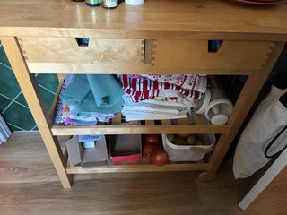 Mueble auxiliar madera Ikea